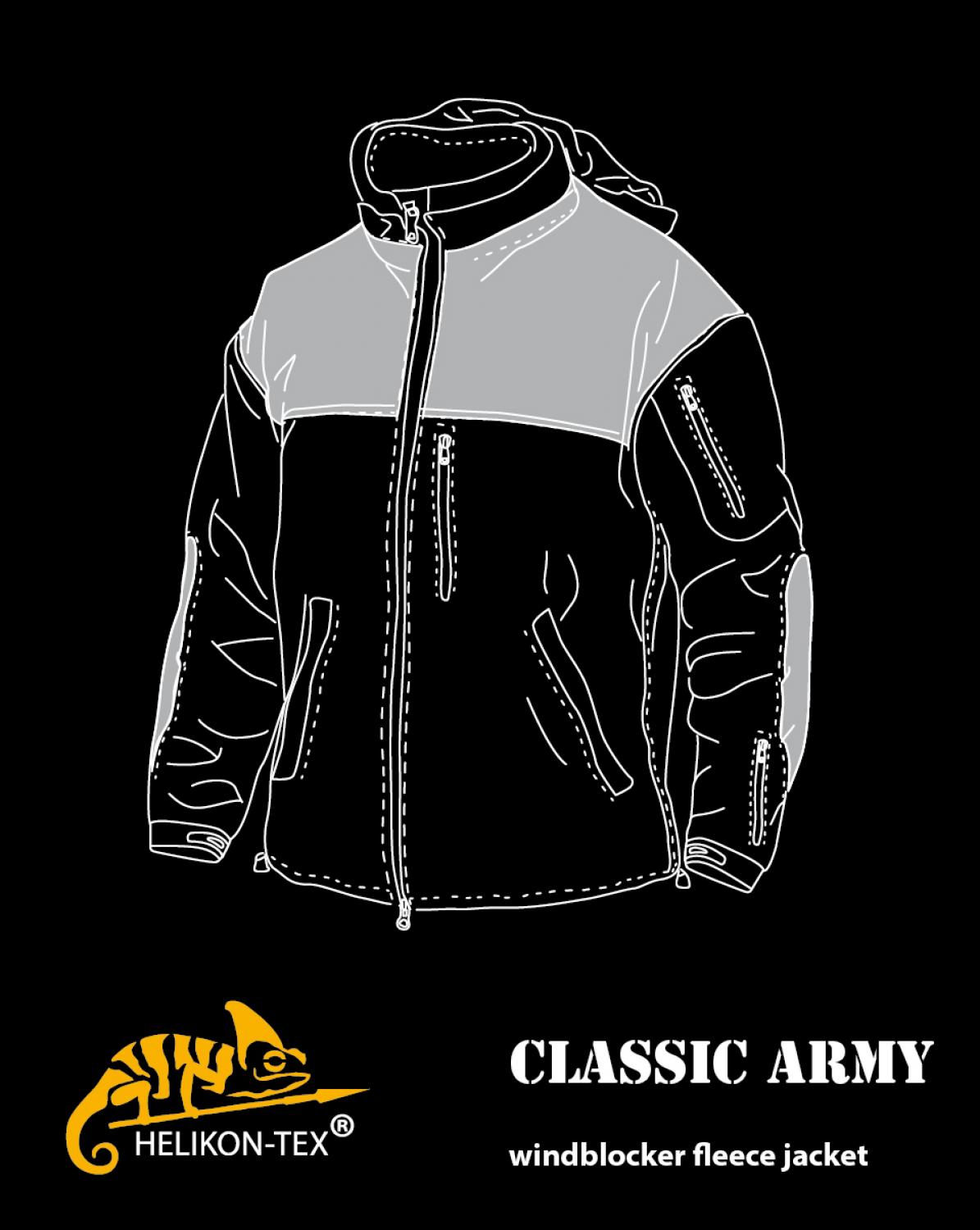 Classic Army Windblocker Fleece Jacket Helikon-Tex