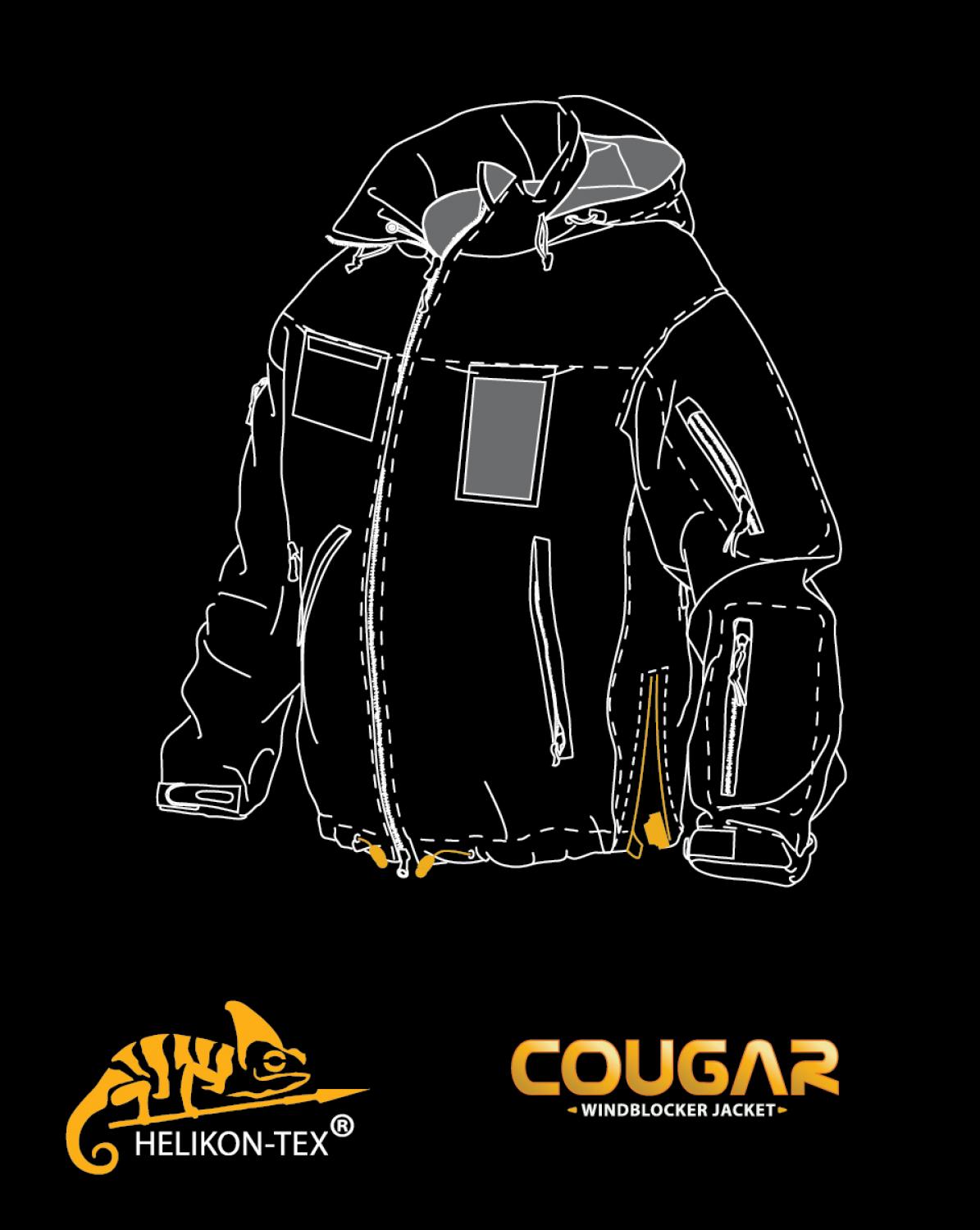 COUGAR® Jacket – Soft Shell Windblocker Helikon-Tex