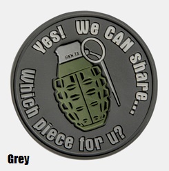 “WE CAN SHARE” Grenade Patch – Helikon-Tex