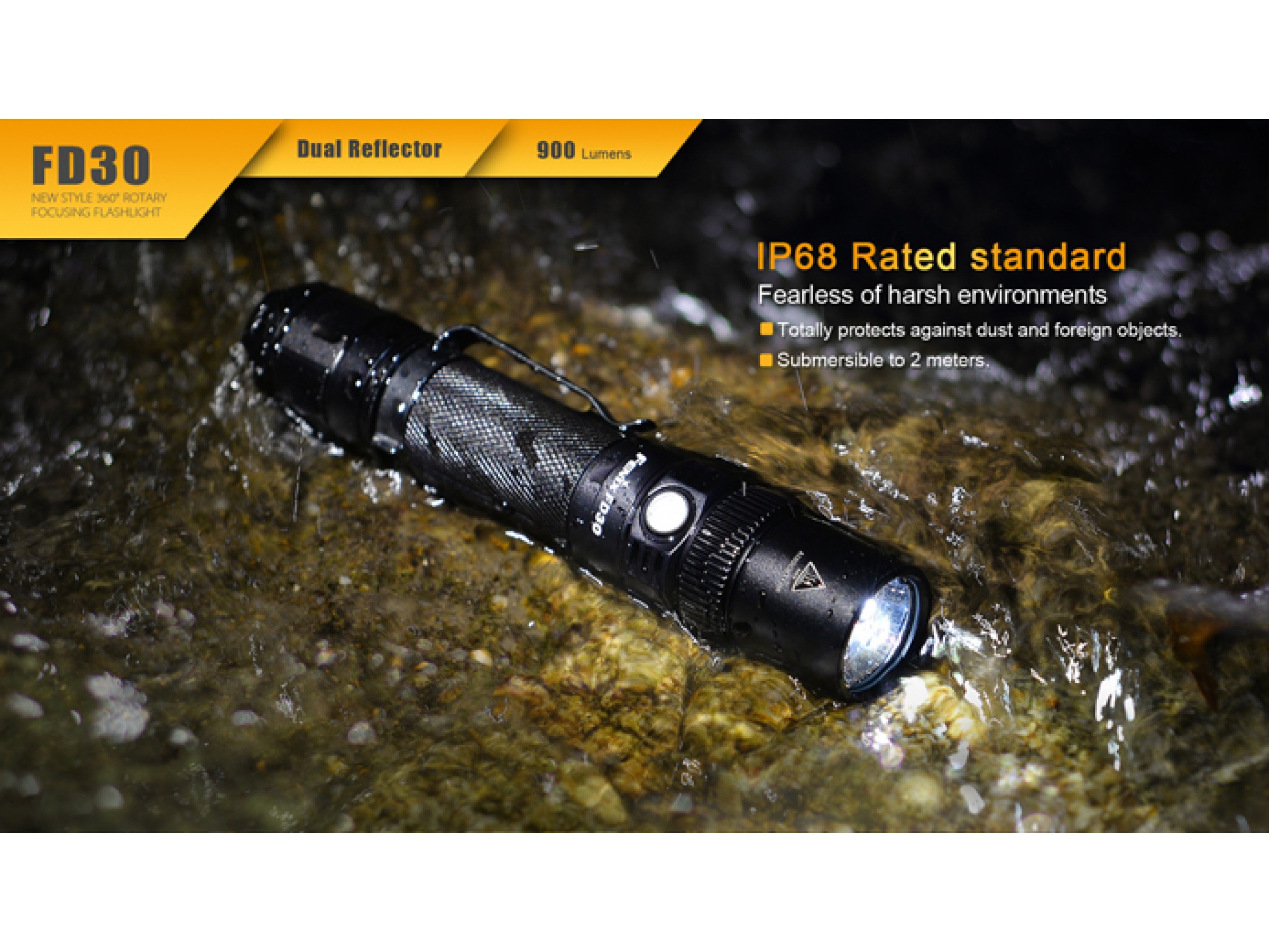Fenix FD30 flashlight