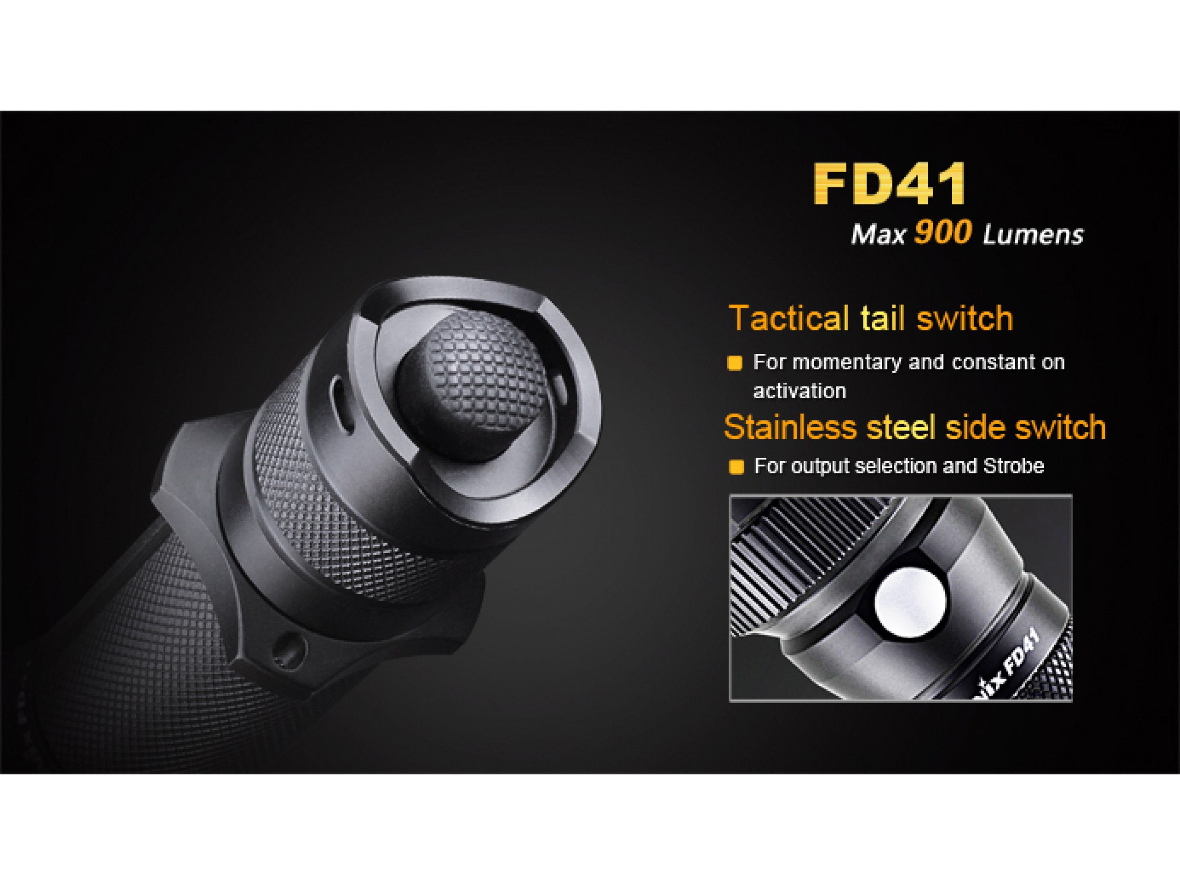 Fenix FD41 flashlight
